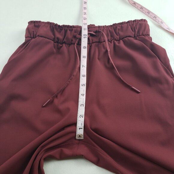 Lululemon Keep Moving 7/8 Pant Womens 6 Burgundy Pull On Casual Luxtreme Ankle - Picture 12 of 14
